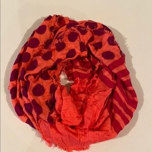 Pink infinity scarf